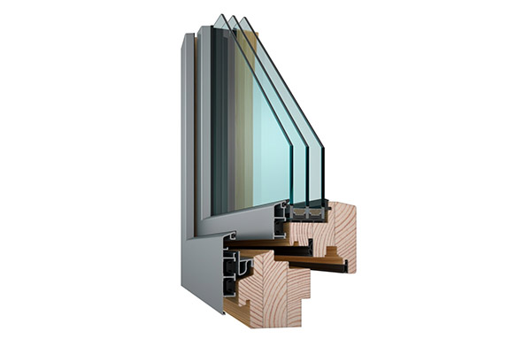 Drevohliníkové okno Alu Design Classic