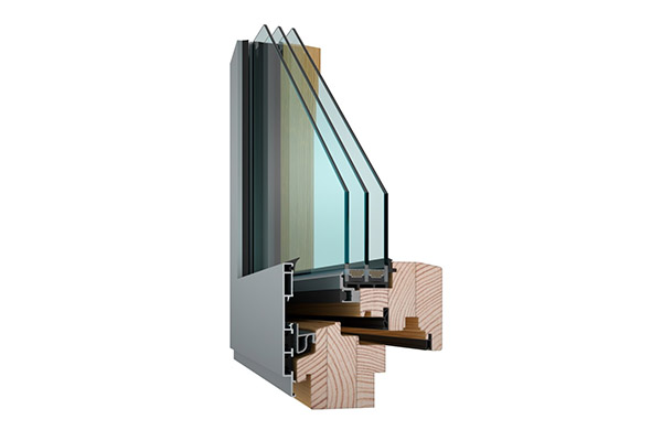 Drevohliníkové okno Alu Design Integral