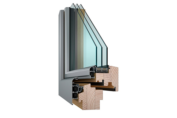 Drevohliníkové okno Alu Design Softline